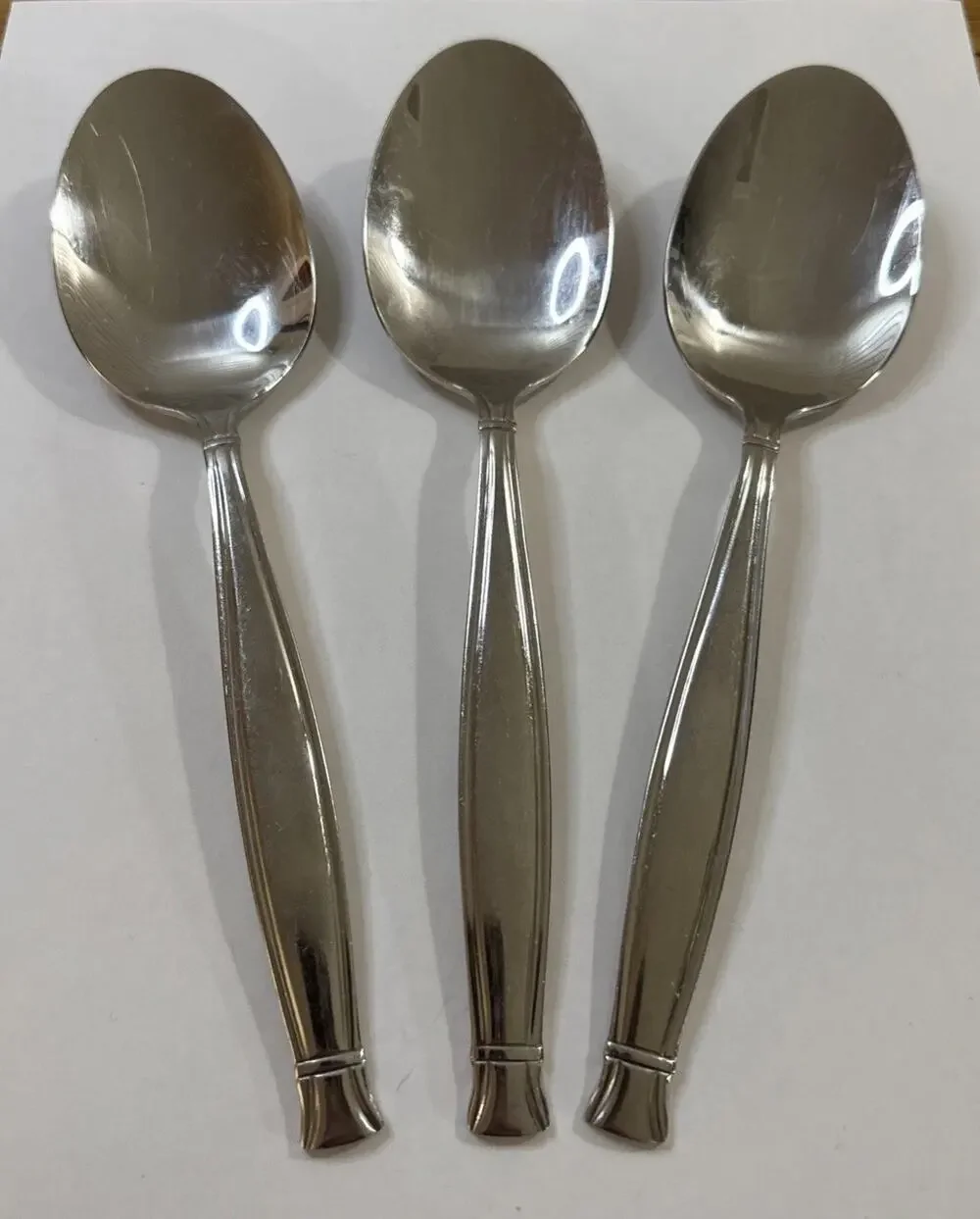Oneida Ambiance Stainless Steel Vintage 3 Piece Serving Spoon Set Replacement
